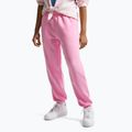 Pantaloni pentru copii Nike Sportswear Studio Fleece pink rise/white