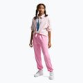 Pantaloni pentru copii Nike Sportswear Studio Fleece pink rise/white 2