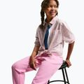 Pantaloni pentru copii Nike Sportswear Studio Fleece pink rise/white 6