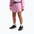 Pantaloni scurți pentru copii Nike Pro Fleece pink rise/pink rise/black/white
