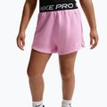 Pantaloni scurți pentru copii Nike Pro Fleece pink rise/pink rise/black/white 5