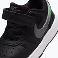 Încălțăminte pentru copii Nike Court Borough Low black/smoke grey/white/illusion green 5