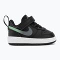 Încălțăminte pentru copii Nike Court Borough Low black/smoke grey/white/illusion green 2