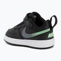 Încălțăminte pentru copii Nike Court Borough Low black/smoke grey/white/illusion green 3