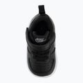 Încălțăminte pentru copii Nike Court Borough Low black/smoke grey/white/illusion green 5