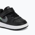 Încălțăminte pentru copii Nike Court Borough Low black/smoke grey/white/illusion green 7