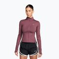 Bluză pentru femei de alergare Nike Swift Dri-Fit Full Zip pink smoke