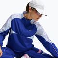 Geacă de alergare pentru femei Nike Tempo Dri-FIT 1/2-Zip old royal/football grey/pink rise 5