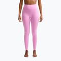 Colanți de antrenament pentru femei Nike One pink rise/white