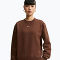 Bluză pentru femei Nike Studio Fleece cacao wow/sail 4