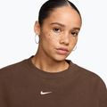 Bluză pentru femei Nike Studio Fleece Medium Weight cacao wow/sail 3