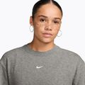 Bluză pentru femei Nike Studio Fleece Lightweight dark grey heather/sail 3