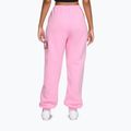 Pantaloni pentru femei Nike Studio Fleece pink rise/pink smoke 2