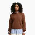 Bluză pentru femei Nike Studio Fleece cacao wow/sail