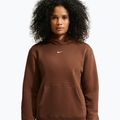 Bluză pentru femei Nike Studio Fleece cacao wow/sail 5