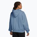 Bluză pentru femei Nike Studio Fleece Medium Weight Oversized Full Zip work blue/sail 2