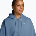 Bluză pentru femei Nike Studio Fleece Medium Weight Oversized Full Zip work blue/sail 3