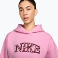 Bluză pentru femei Nike Studio Fleece pink rise/pink smoke 3