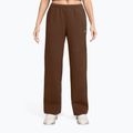 Pantaloni pentru femei Nike Studio Fleece cacao wow/sail