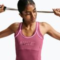 Tricou de antrenament pentru femei Nike One pink smoke/pink rise/mystic dates/white 5