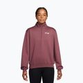 Bluză de antrenament pentru femei Nike Studio Fleece Sport pink smoke/mystic dates/white