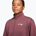 Bluză de antrenament pentru femei Nike Studio Fleece Sport pink smoke/mystic dates/white 3