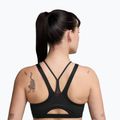 Sutien de antrenament Nike One black/smoke grey/university red 2