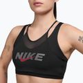 Sutien de antrenament Nike One black/smoke grey/university red 3