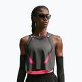Tricou de alergare pentru femei Nike AeroSwift iron grey/volt/white