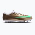 Încălțăminte de fotbal pentru copii Nike Jr. Vapor 17 Pro "Kylian Mbappé" Metallic Gold/Green Glow