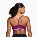 Sutien de antrenament Nike Pro Seamless Light Support true berry/white 2