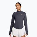 Longsleeve de alergare pentru femei Nike Tempo Swoosh Run Dri-Fit 1/4-Zip LS gridiron/white