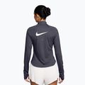 Longsleeve de alergare pentru femei Nike Tempo Swoosh Run Dri-Fit 1/4-Zip LS gridiron/white 2