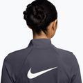 Longsleeve de alergare pentru femei Nike Tempo Swoosh Run Dri-Fit 1/4-Zip LS gridiron/white 3