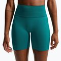 Pantaloni scurți pentru femei Nike Pro Seamless High-Waisted Biker 5" bright spruce