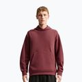 Bluză de antrenament pentru bărbați Nike 24.7 ImpossiblySoft Light Boulder/Black/Burgundy Crush