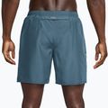 Pantaloni scurți de alergare pentru bărbați Nike Miler Dri-Fit 2in1 7" smokey blue/cerulean 2