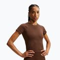 Tricou de antrenament pentru femei Nike Pro Seamless Dri-Fit SS cacao wow 4