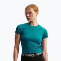 Tricou de antrenament pentru femei Nike Pro Seamless Dri-Fit SS bright spruce