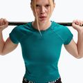 Tricou de antrenament pentru femei Nike Pro Seamless Dri-Fit SS bright spruce 4