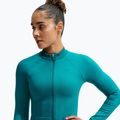 Bluză de antrenament pentru femei Nike Pro Seamless Full Zip Top bright spruce 5