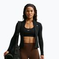 Colanți pentru femei Nike One High Waisted Flared cacao wow/white