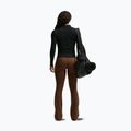 Colanți pentru femei Nike One High Waisted Flared cacao wow/white 3