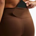 Colanți pentru femei Nike One High Waisted Flared cacao wow/white 5