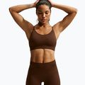 Pantaloni scurți pentru femei Nike Pro Seamless High-Waisted Biker 5" cacao wow