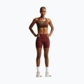 Sutien de antrenament pentru femei Nike Swoosh Medium Support cacao wow/white 2