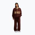 Bluză pentru femei Nike Studio Fleece Medium Weight mystic dates/light british tan/sail 2