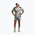 Tricou de alergare pentru bărbați Nike Dri-FIT Printed SS smoke grey/black/light lemon twist 2