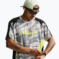 Tricou de alergare pentru bărbați Nike Dri-FIT Printed SS smoke grey/black/light lemon twist 4