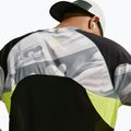 Tricou de alergare pentru bărbați Nike Dri-FIT Printed SS smoke grey/black/light lemon twist 5